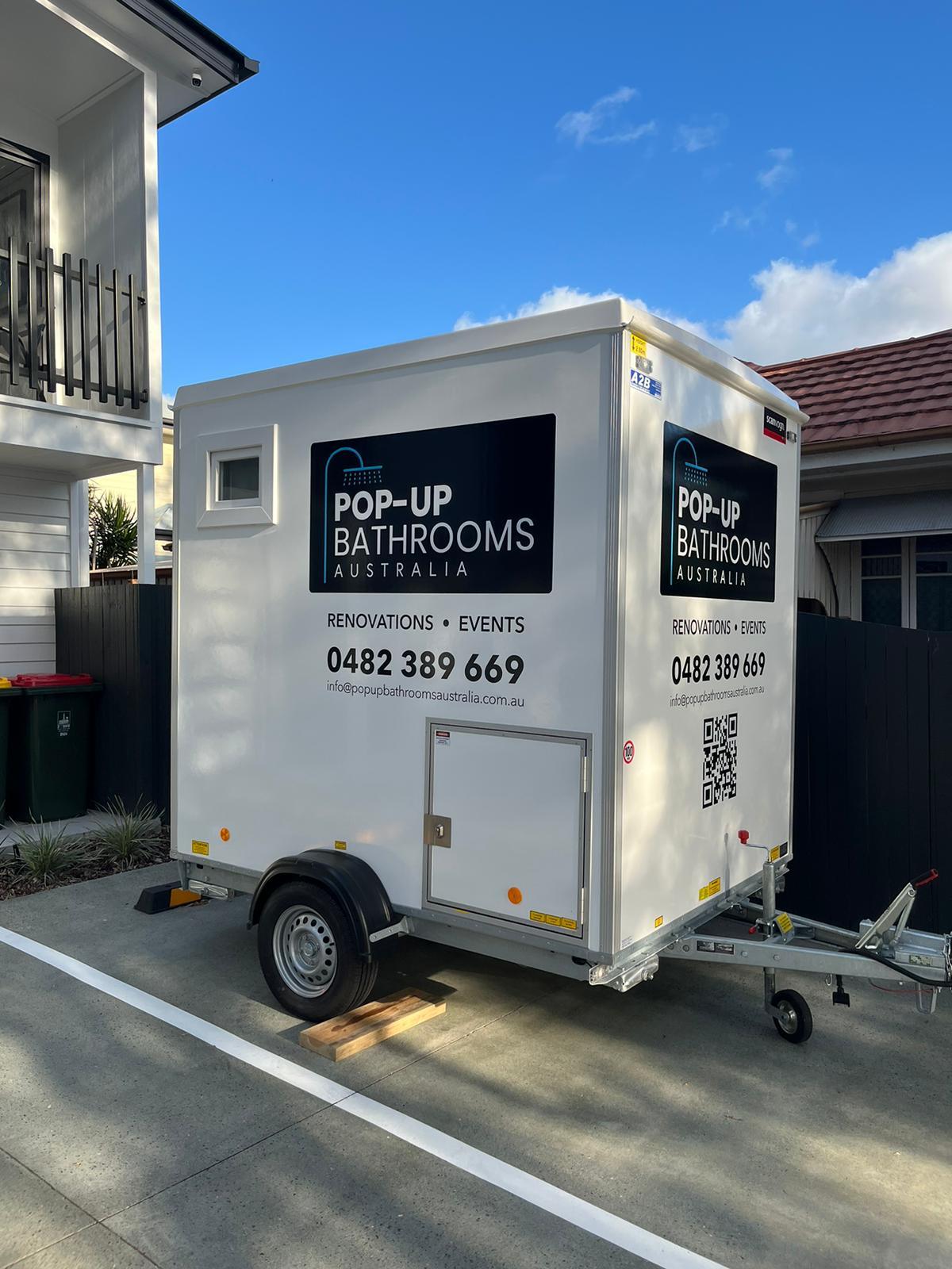 mobile portable bathroom hire on-site